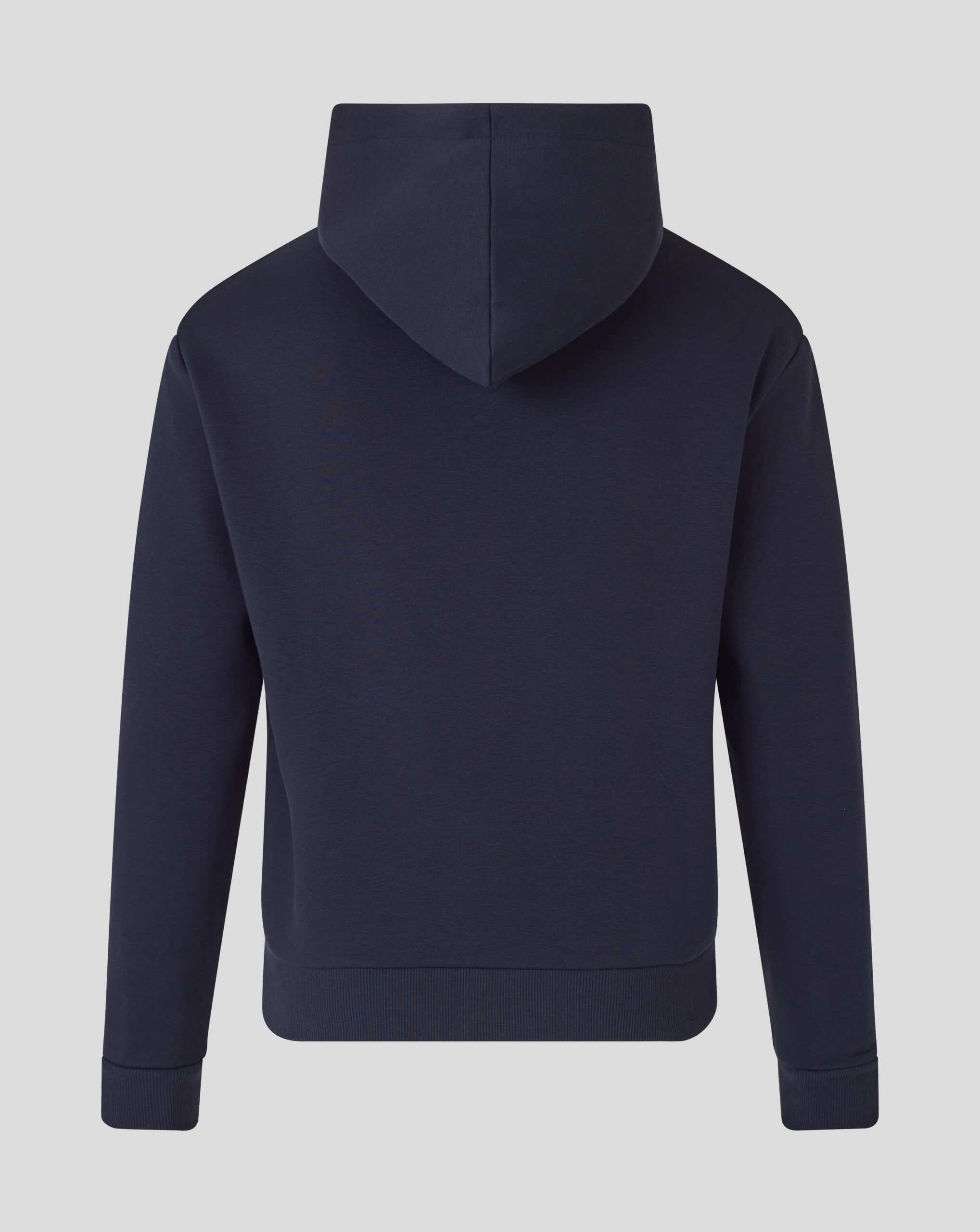 Red Bull Racing F1 Large Front Logo Hoodie - Night Sky/Blue/Grey Marl Hoodies Red Bull Racing 