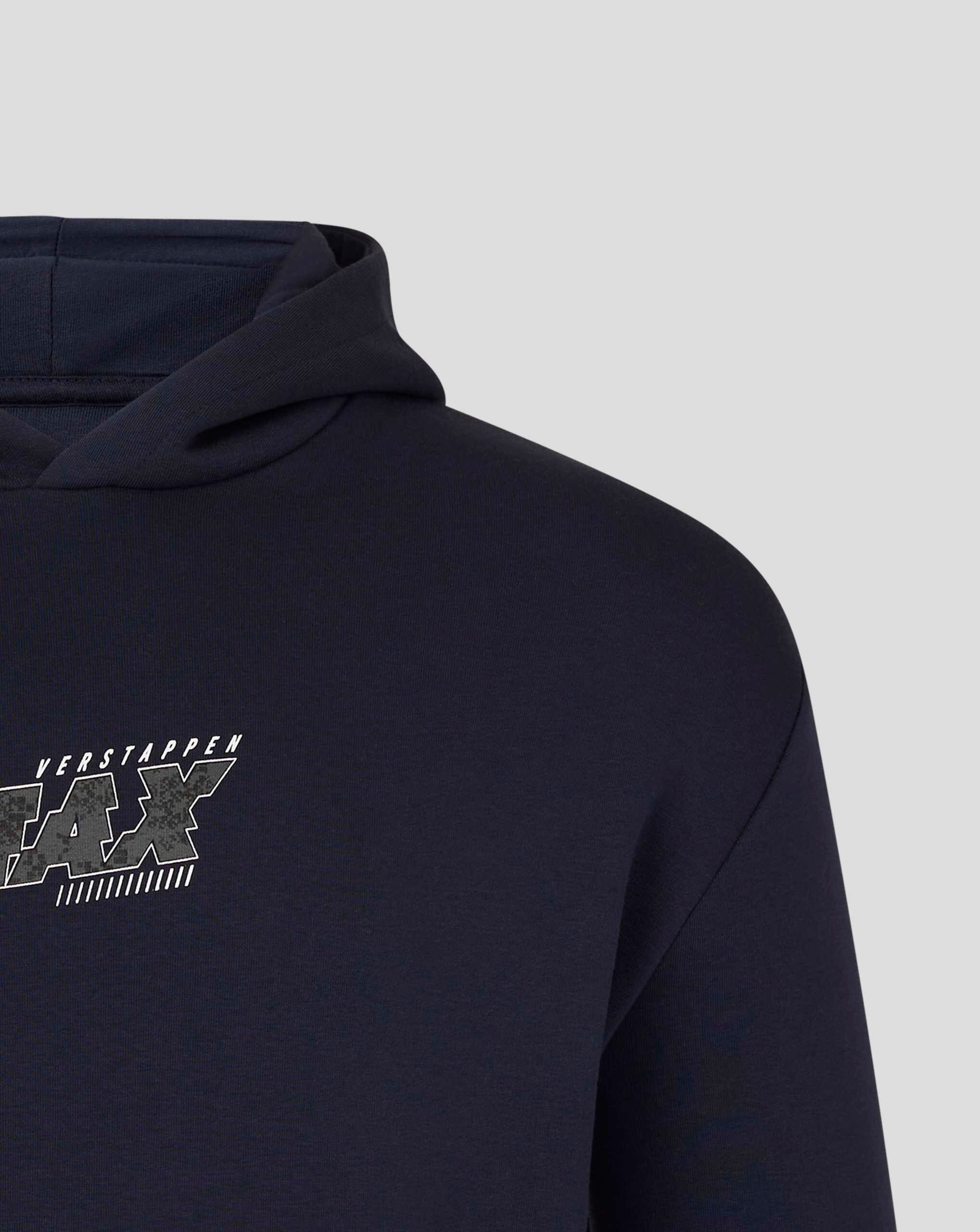 Red Bull Racing F1 Max Verstappen Pixel Graphic Pullover Hoodie - Navy Hoodies Red Bull Racing 