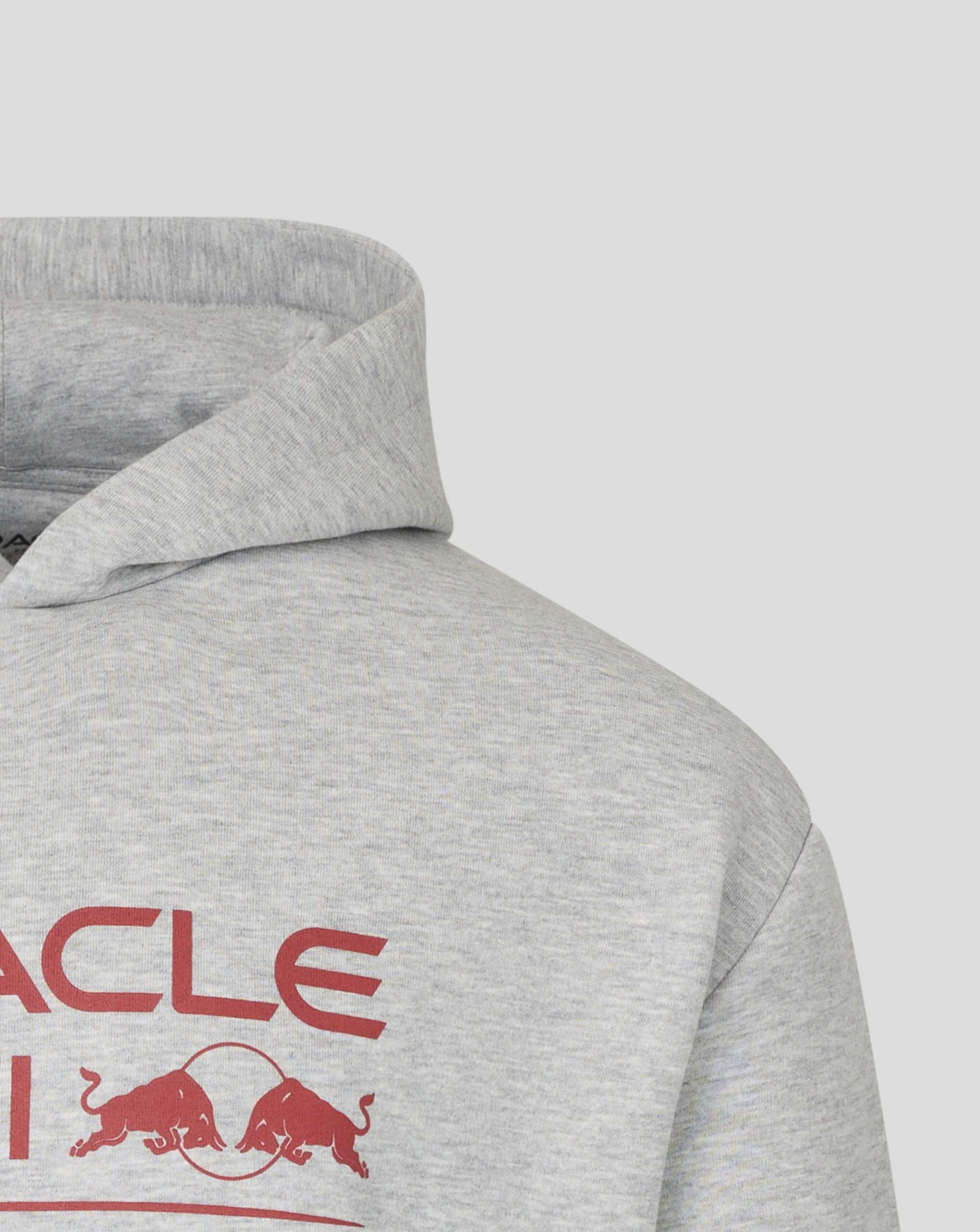 Red Bull Racing F1 Large Front Logo Hoodie - Night Sky/Blue/Grey Marl Hoodies Red Bull Racing 