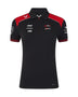 Haas Racing F1 2026 Women's Team Polo Shirt - Black Polos Haas F1 Racing Team 