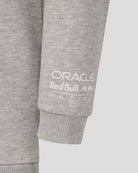 Red Bull Racing F1 Kid's Max Verstappen Sleeve Graphic Pullover Hoodie - Youth Grey Hoodies Red Bull Racing 