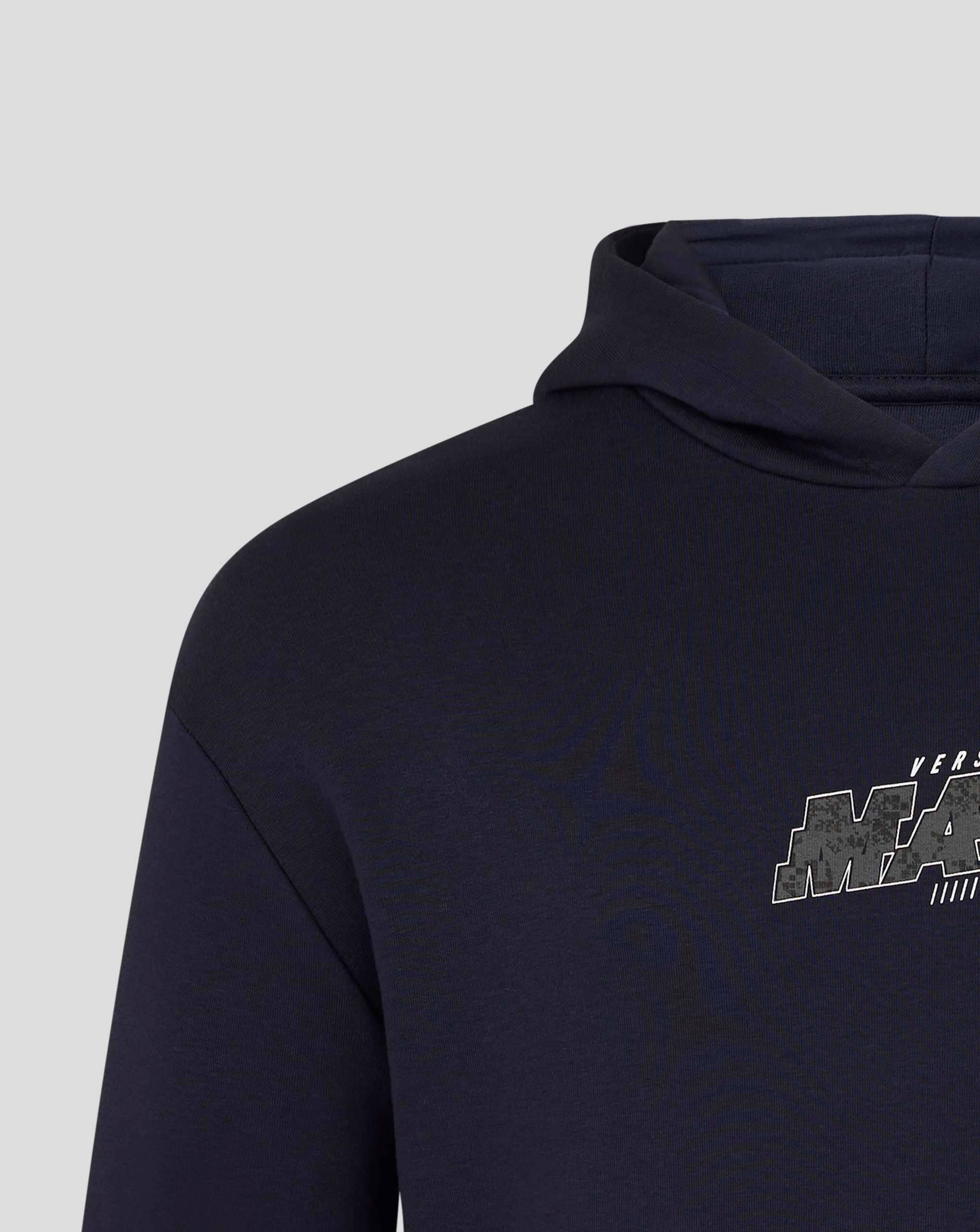 Red Bull Racing F1 Max Verstappen Pixel Graphic Pullover Hoodie - Navy Hoodies Red Bull Racing 