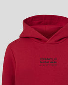 Red Bull Racing F1 Kid's Graphic Bull Hoodie - Youth Grey Marl/Chili Pepper Hoodies Red Bull Racing 