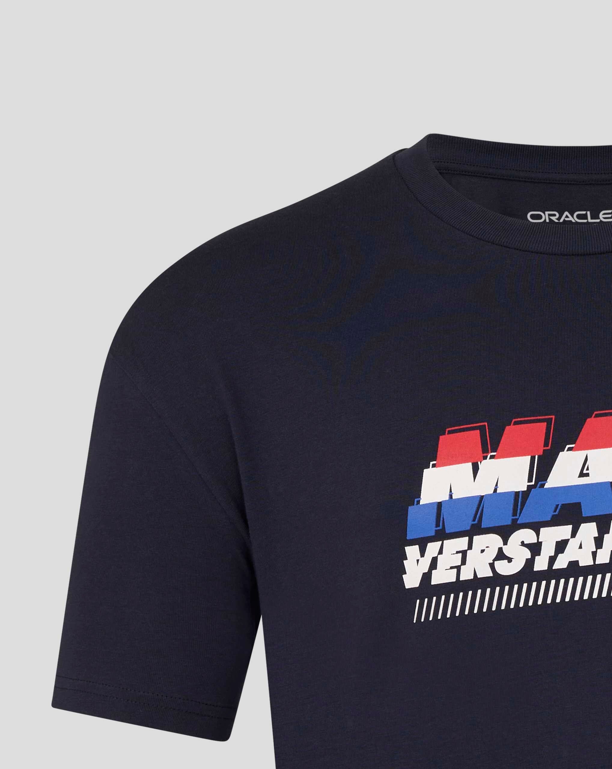 Red Bull Racing F1 Max Verstappen Front Graphic T-Shirt - Navy T-shirts Red Bull Racing 