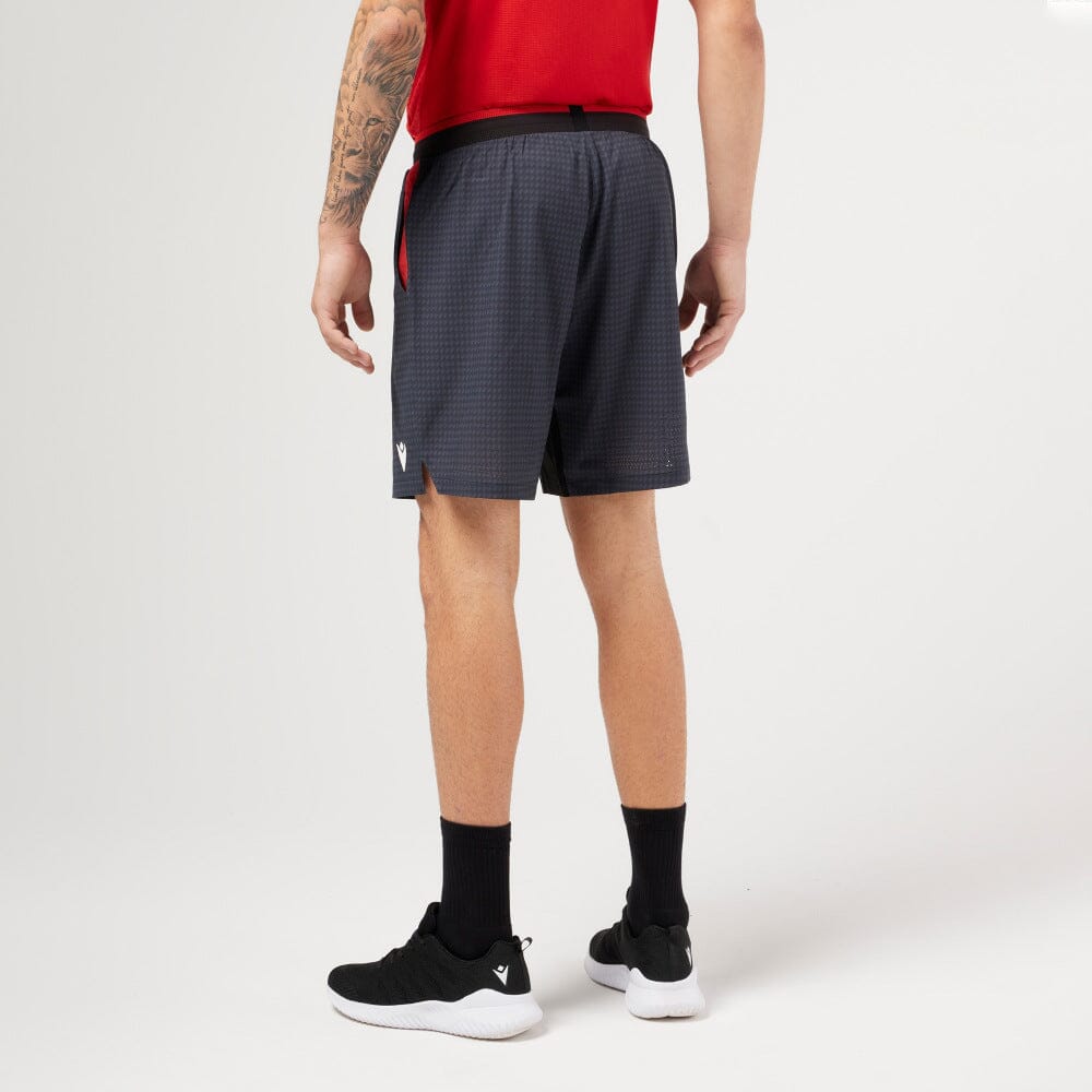 Ducati x Macron Men's Padel Shorts - Black Shorts Ducati 