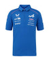 Alpine Racing F1 2026 Kids Team Polo Shirt - Youth Lapis Blue Polos Alpine 