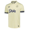 Everton Football Men's Away T-Shirt - Pastel Yellow T-shirts Castore Football 
