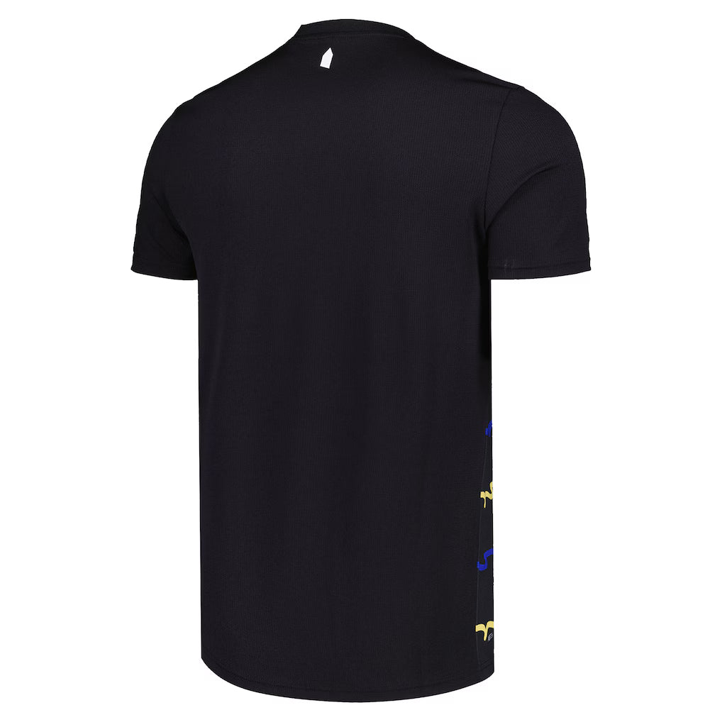 Everton Football Men's 3rd T-Shirt - Black Onyx T-shirts Castore Football 