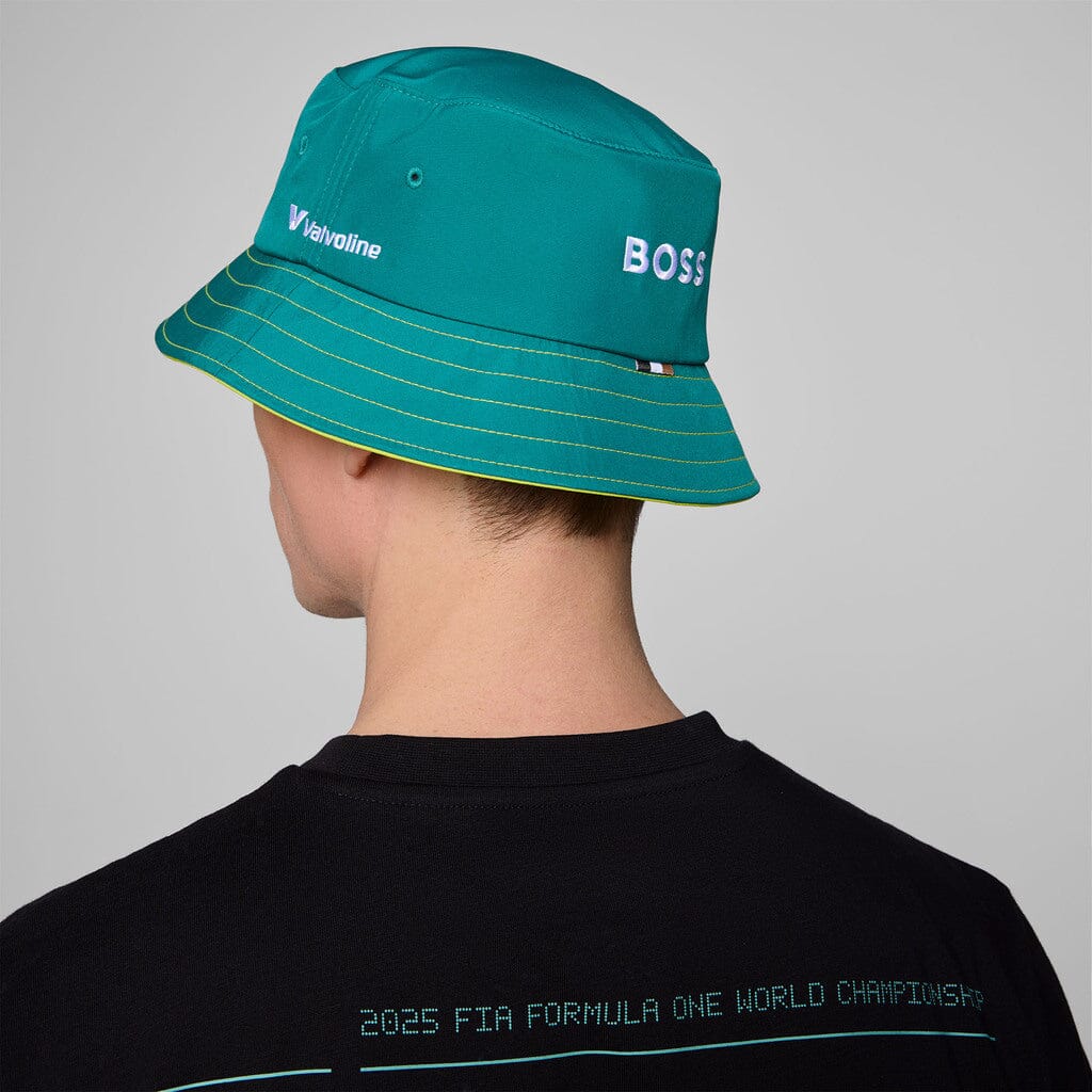 Aston Martin F1 2025 Team Bucket Hat - Green Hats Aston Martin F1 