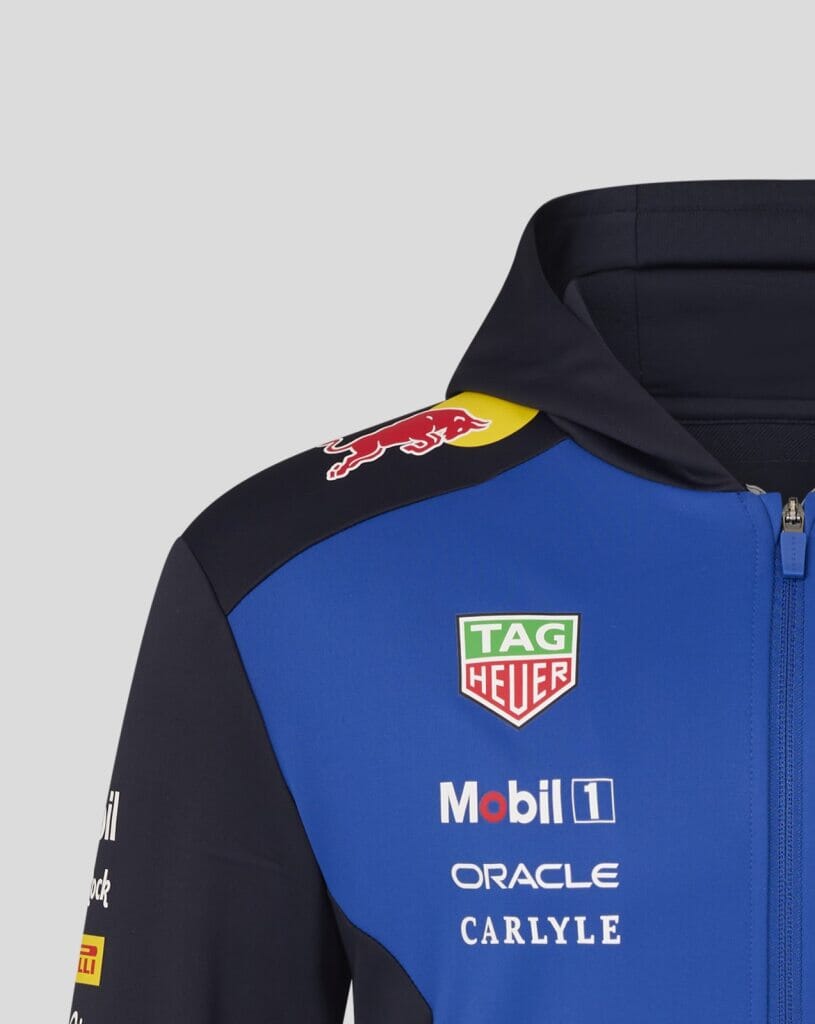 Red Bull スポーツジャケット ネイビー Red Bull Racing F1 Men's Team Full Zip Hooded Sweatshirt- Navy