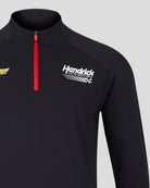 Nascar Hendrick Motorsport Men's Team 1/4 Zip Midlayer - Caviar Black Sweatshirt Hendrick Motorsport 