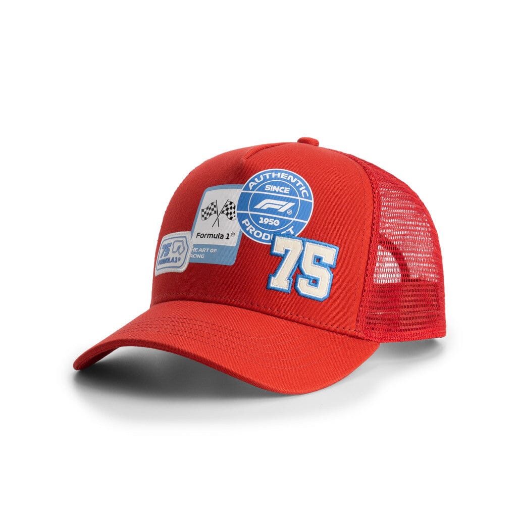 Formula 1 Tech Collection F1 Heritage Trucker Hat - Red Hats Formula 1 