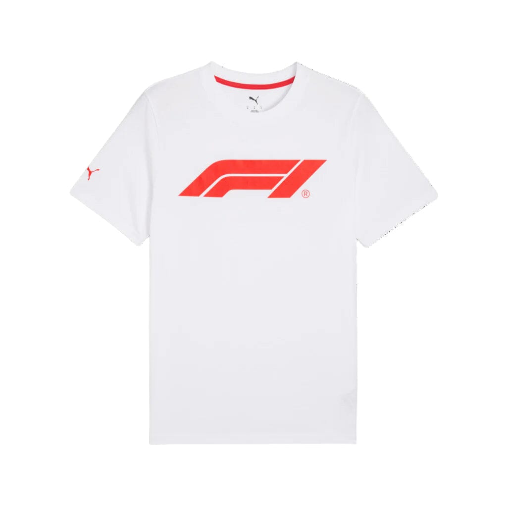 Formula 1 Tech Collection F1 Men's Essential Logo T-Shirt - Black/White/Red/Pink T-shirts Formula 1 S White 