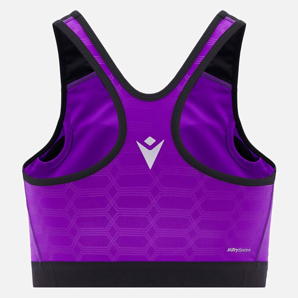 Automobili Lamborghini Women's Activewear Sports Bra - Purple Tank Tops Automobili Lamborghini 