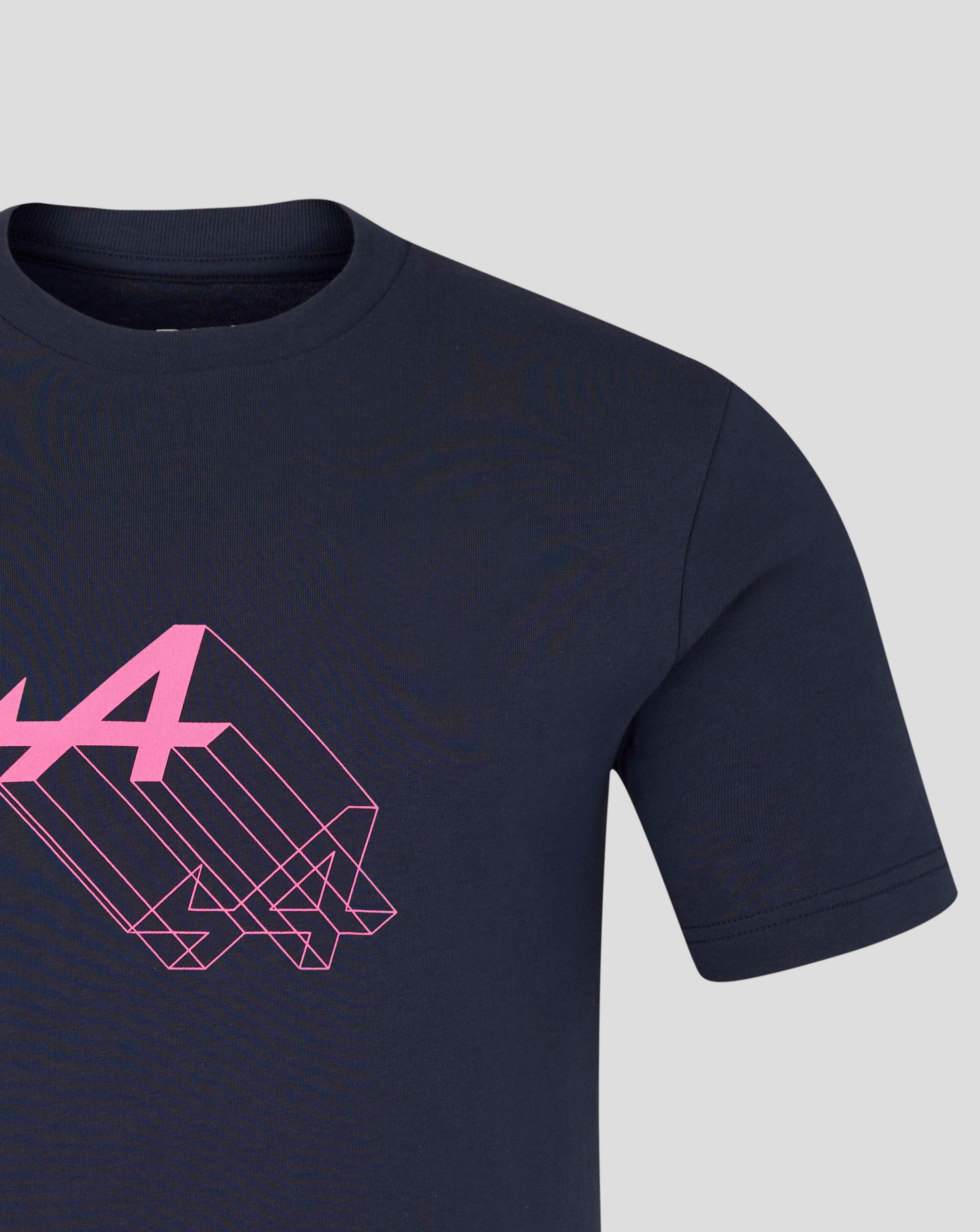 Alpine Racing F1 'A' Graphic Relaxed Fit T-Shirt - Navy T-shirts Alpine 