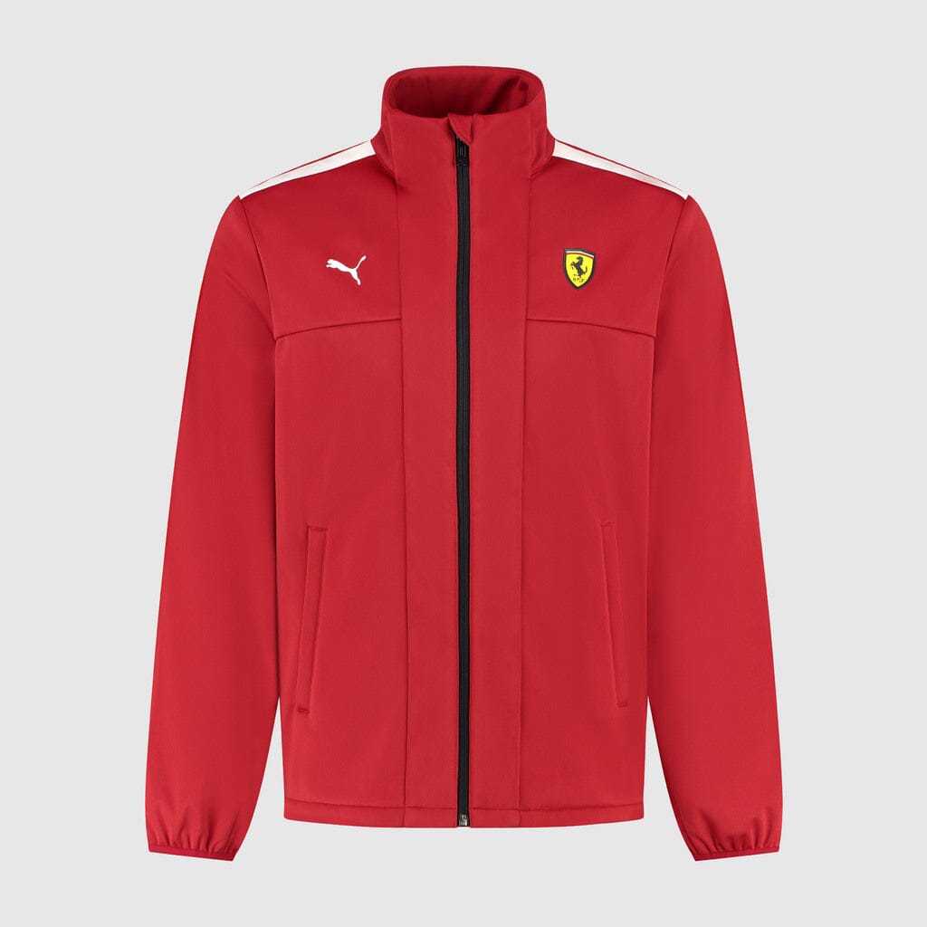 Scuderia Ferrari F1 Men's Softshell Jacket -Dark Cherry/Puma Black Jackets Scuderia Ferrari XS Red 