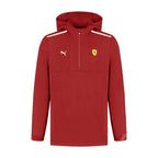 Scuderia Ferrari F1 1/4 Zip Hoodie -Dark Cherry/Puma Black Hoodies Scuderia Ferrari XS Red 