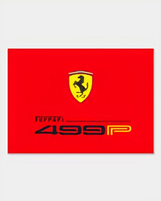 Scuderia Ferrari Hypercar Le Mans WEC 499P Flag - Red Flag Scuderia Ferrari Lemans 