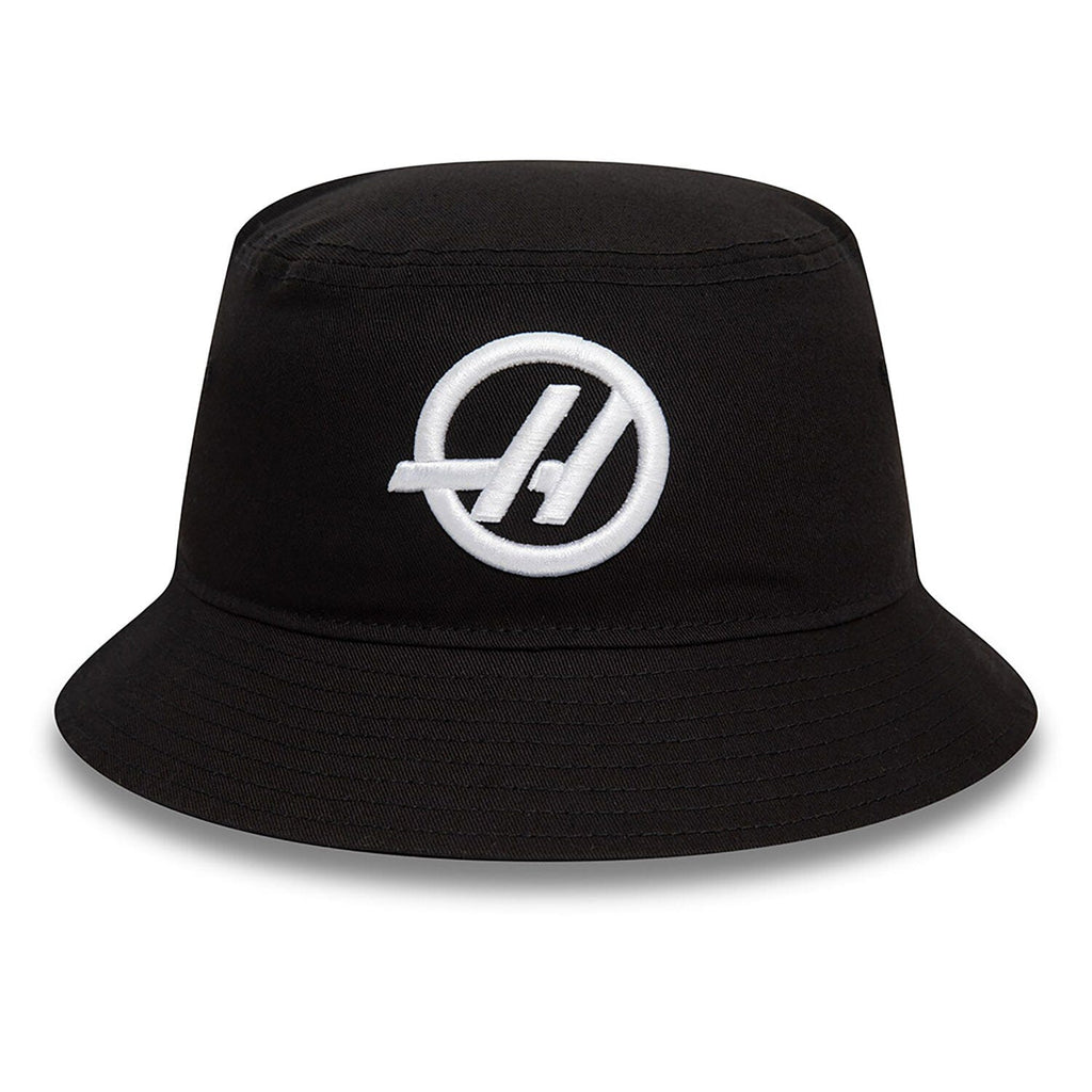 Haas Racing F1 New Era Team Tapered Bucket Hat - Black Hats Haas F1 Racing Team 