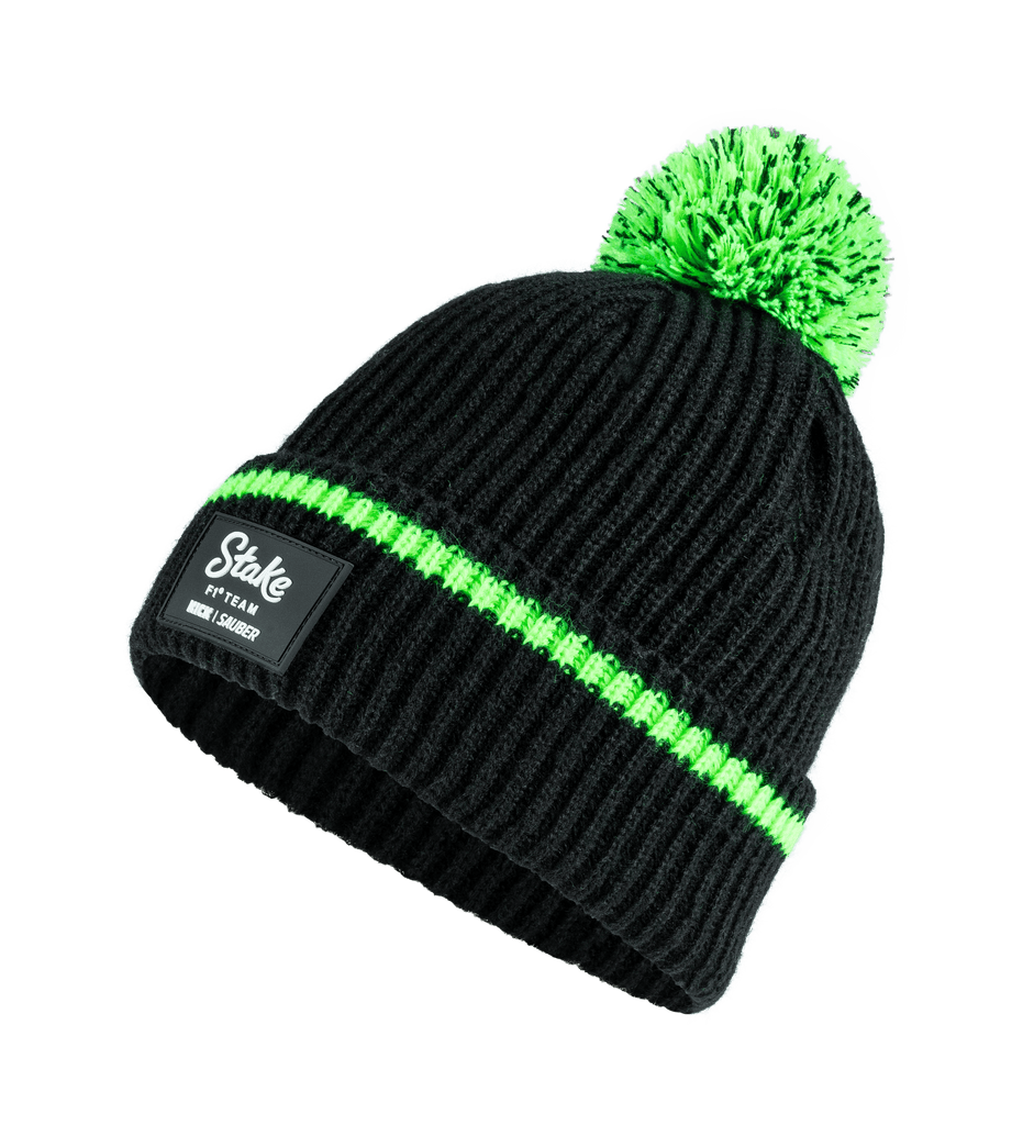 Stake F1 Kick Sauber 2025 Team Beanie Hat - Black Hats Stake F1 Kick Sauber 