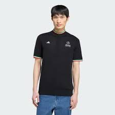 Mercedes - AMG Petronas F1 Men's Team Giro Knitted Merino T-Shirt - Black T-shirts Mercedes AMG Petronas 