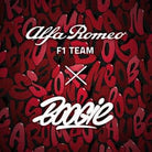 Alfa Romeo Racing F1 Limited Edition Black T-Shirt - Designed by Swiss Graffiti Artist Boogie T-shirts Alfa Romeo 