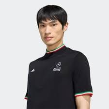 Mercedes - AMG Petronas F1 Men's Team Giro Knitted Merino T-Shirt - Black T-shirts Mercedes AMG Petronas 
