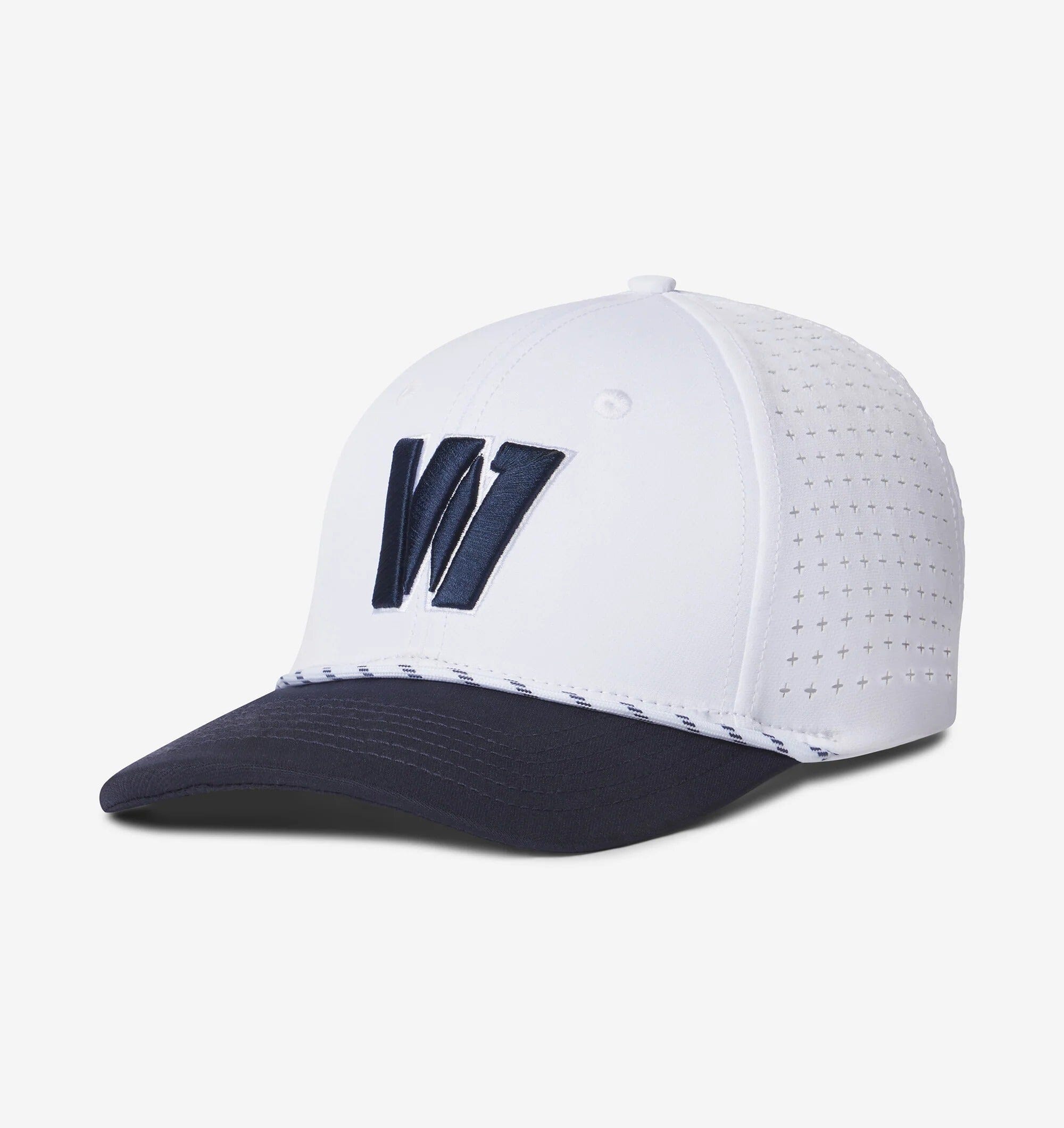 Williams Racing F1 x UNRL Racing Vented Rope Snapback Hat - White Hats Williams Racing 