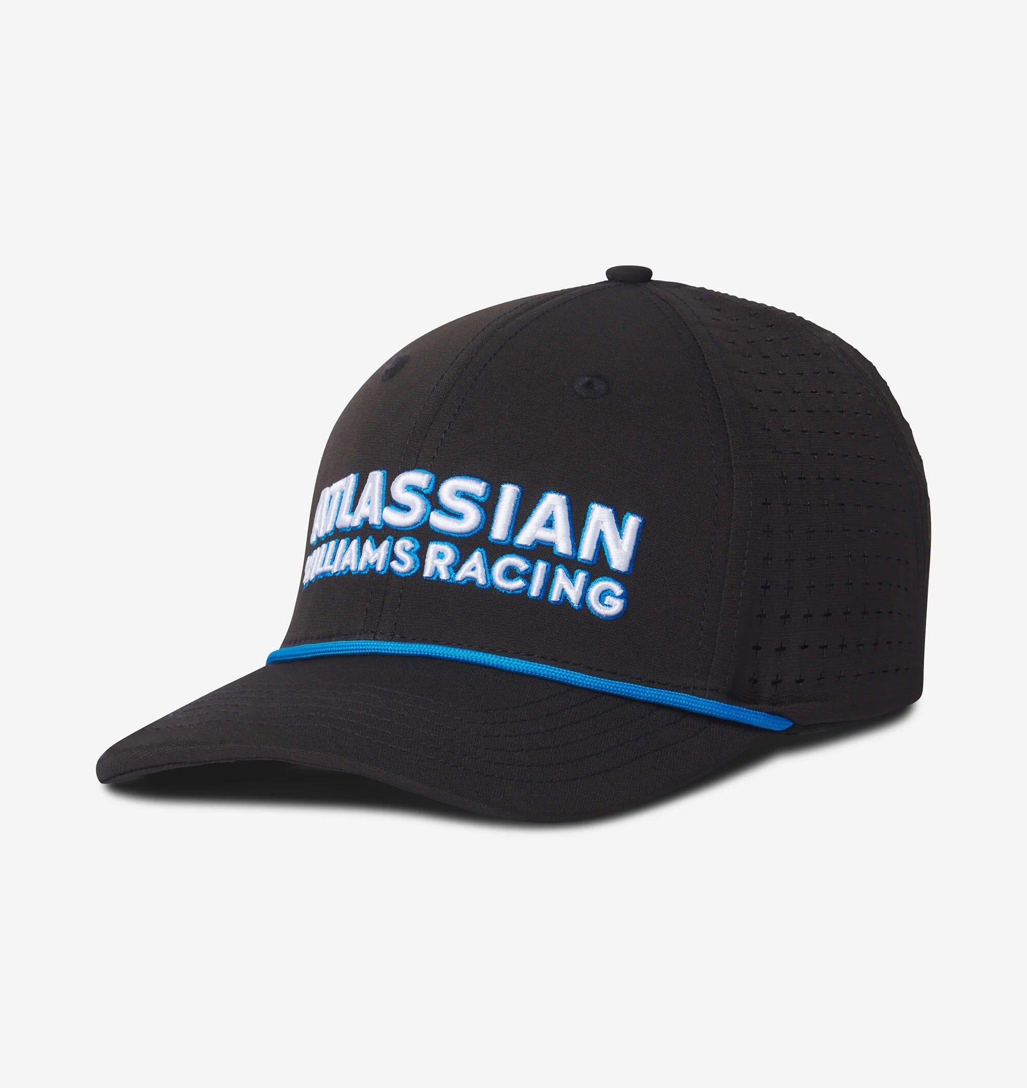 Williams Racing F1 x UNRL Racing Vented Rope Snapback Hat - Black Hats Williams Racing 