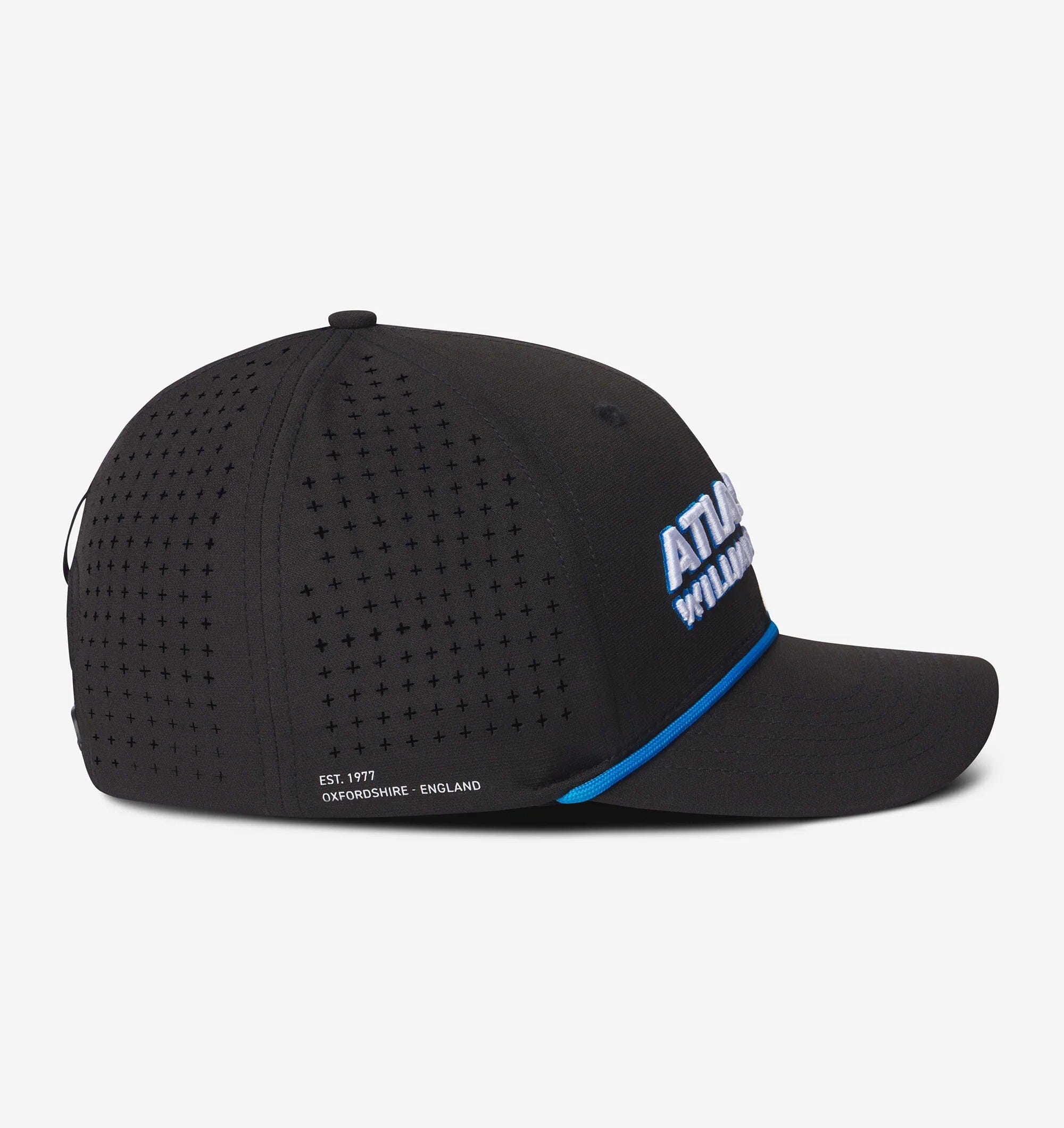 Williams Racing F1 x UNRL Racing Vented Rope Snapback Hat - Black Hats Williams Racing 