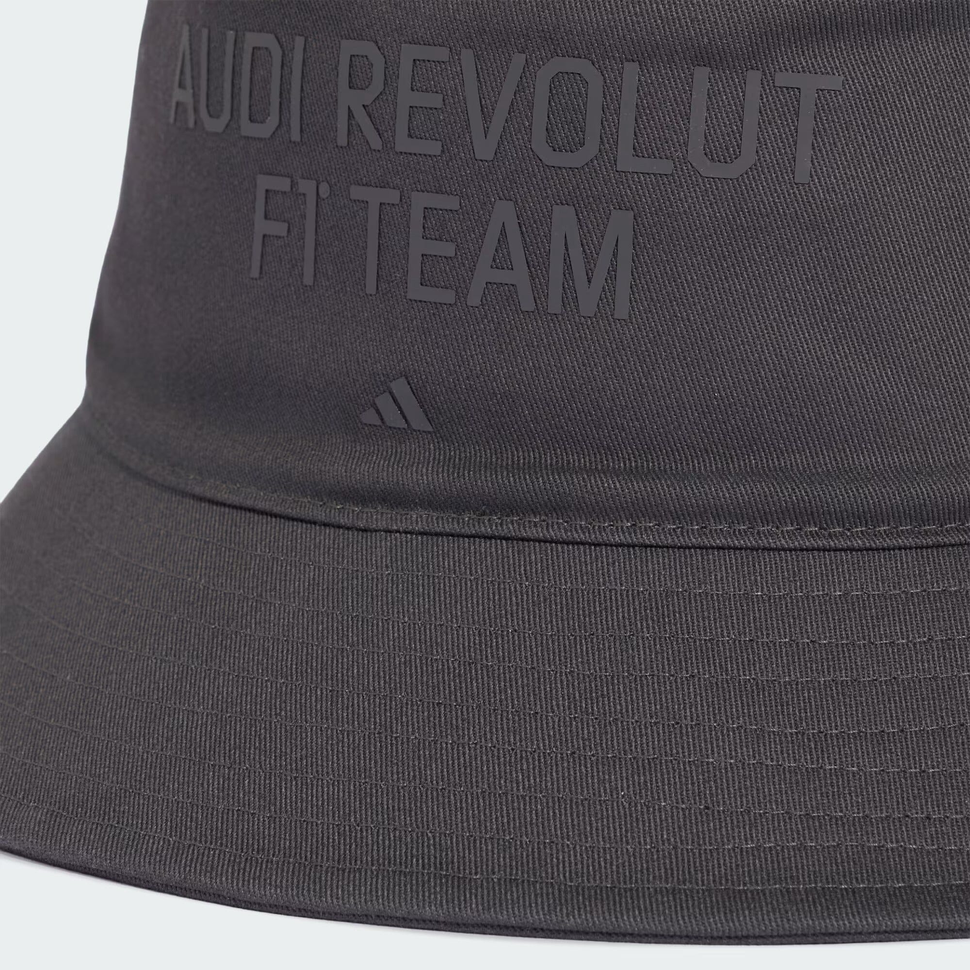Audi F1 Team Elevated Bucket Hat - Black Hats Audi F1 