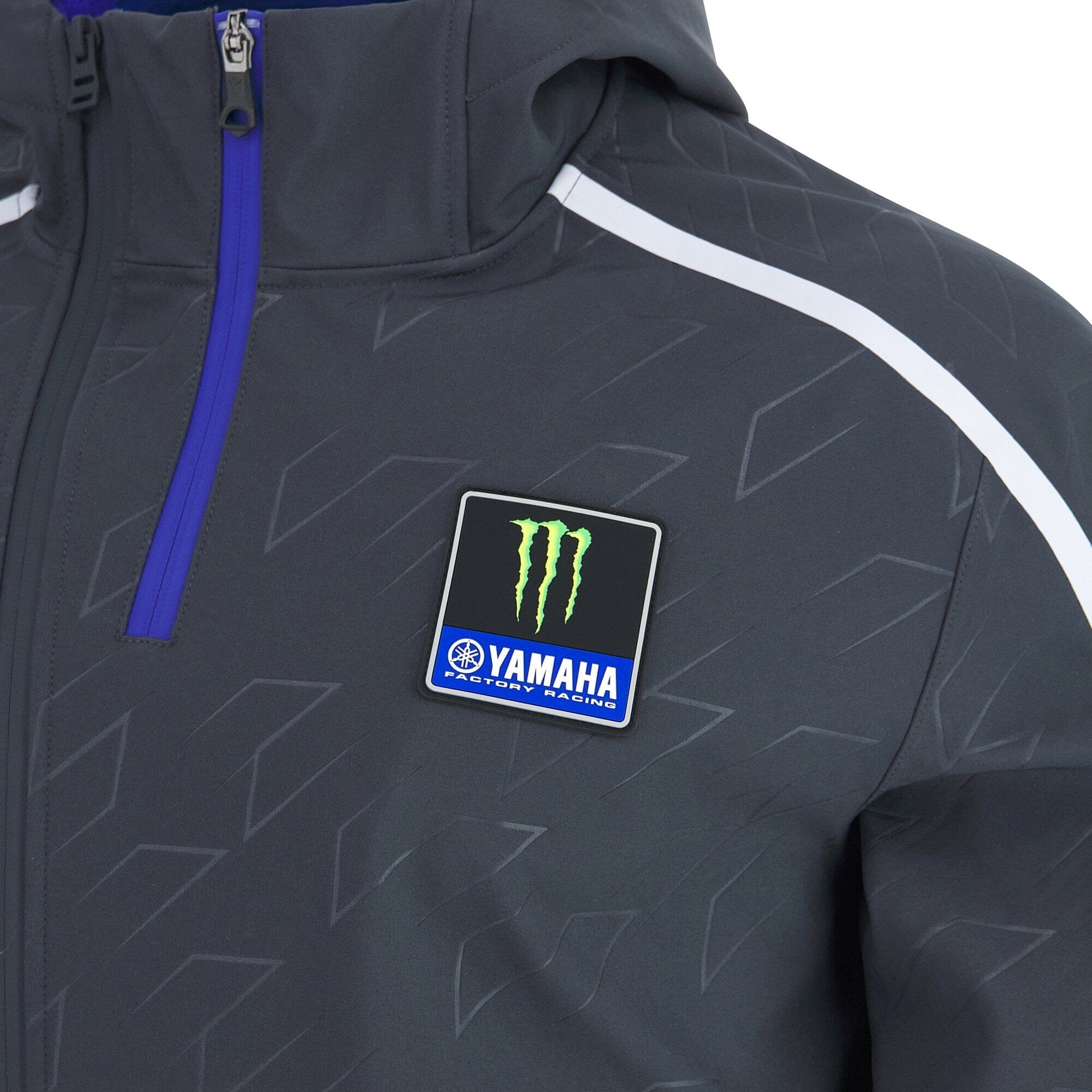 Monster Energy Yamaha Men's Travel Rain Jacket - Black Jackets Yamaha Racing 