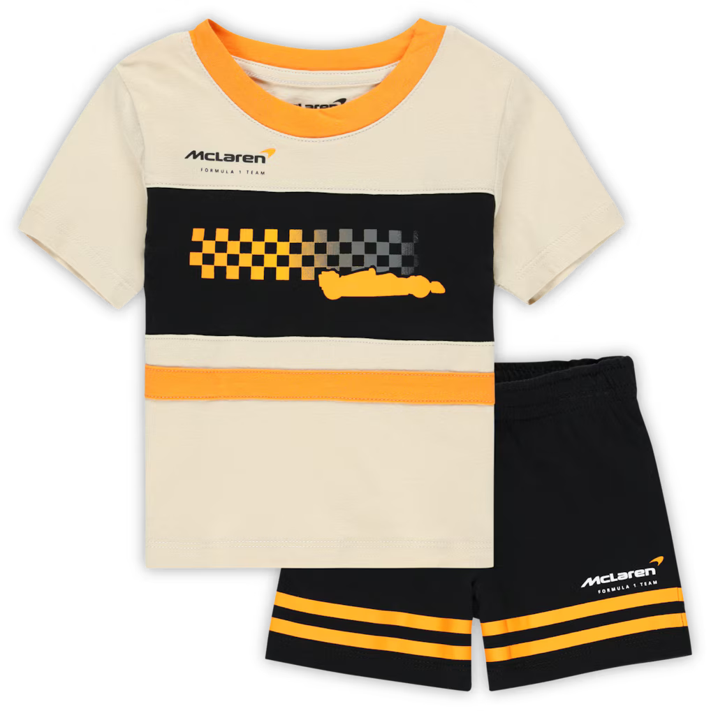 McLaren F1 x Outerstuff Infant T-Shirt & Shorts Set - New Born T-shirts McLaren-Castore 