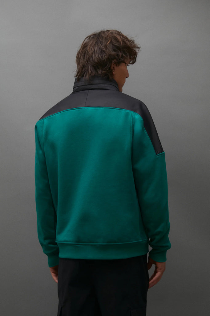 Aston Martin F1 Kimoa Fernando Alonso #14 Bicolor Sweat Jacket - Green Jackets Aston Martin F1 