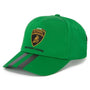Automobili Lamborghini Squadra Corse Travel Hat - Orange/White/Green Hats Automobili Lamborghini Green 