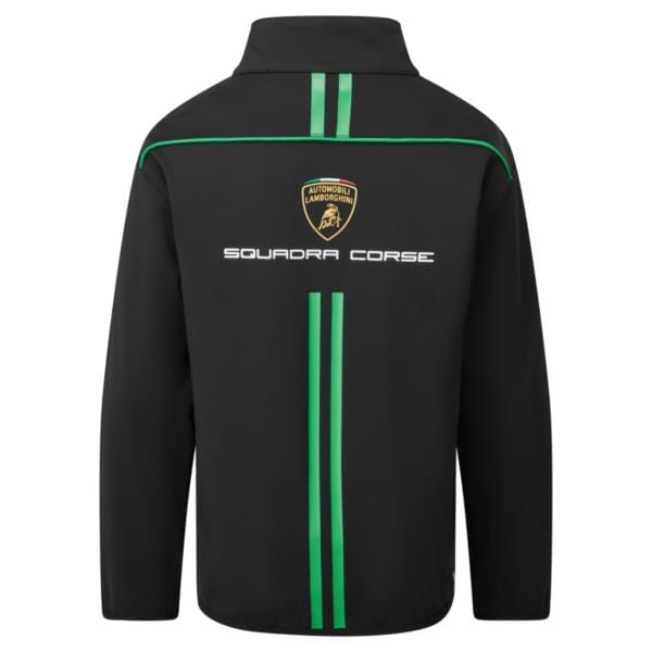 Automobili Lamborghini Squadra Corse Kids Team Softshell Jacket - Youth Black Jackets Automobili Lamborghini 