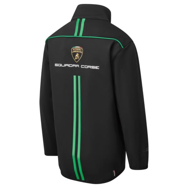 Automobili Lamborghini Squadra Corse Kids Team Softshell Jacket - Youth Black Jackets Automobili Lamborghini 