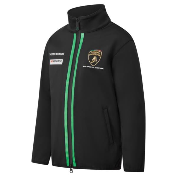Automobili Lamborghini Squadra Corse Kids Team Softshell Jacket - Youth Black Jackets Automobili Lamborghini 
