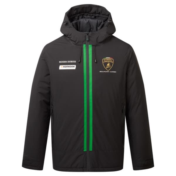 AUTOMOBILI LAMBORGHINI ブラックジャケット Automobili Lamborghini Squadra Corse Team Winter Jacket - Black