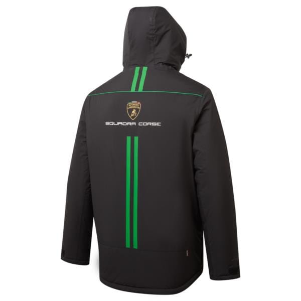 Automobili Lamborghini Squadra Corse Team Winter Jacket - Black Polos Automobili Lamborghini 