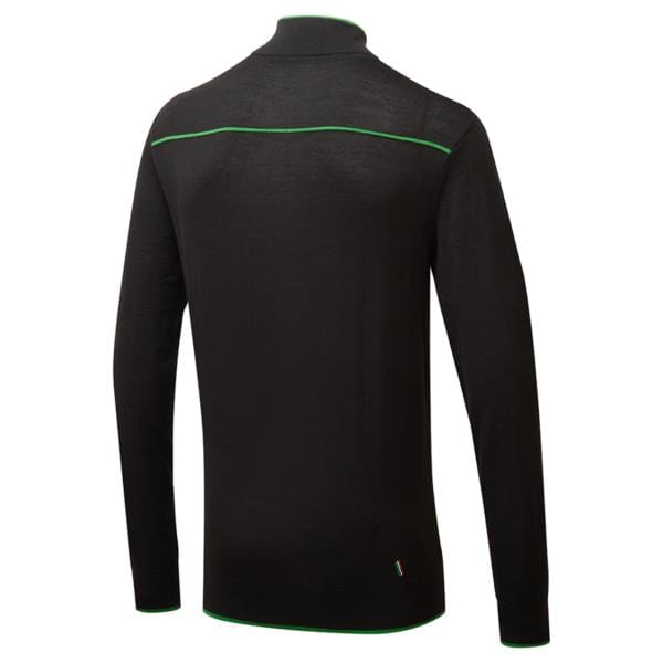 Automobili Lamborghini Squadra Corse Men's Team Knitted Sweater - Black Sweaters Automobili Lamborghini 