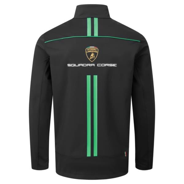 Automobili Lamborghini Squadra Corse Team Softshell Jacket- Black Jackets Automobili Lamborghini 