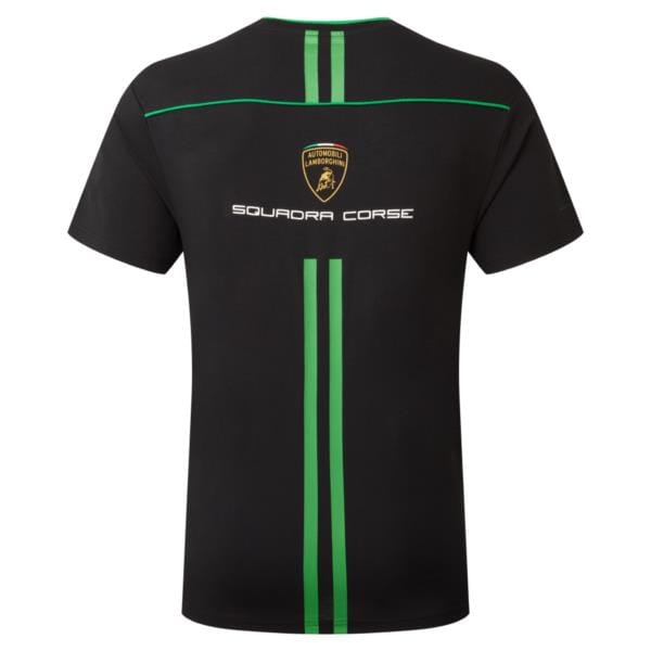 Automobili Lamborghini Squadra Corse Men's Team T-Shirt - Black T-shirts Automobili Lamborghini 