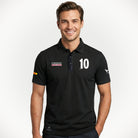 Chip Ganassi Racing Indy Men's Alex Palou Timeless Polo Shirt - Black Polos Chip Ganassi Racing 