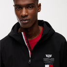 Cadillac F1 Racing Script Fill Zip Windbreaker Jacket - Black Jackets Cadillac F1 
