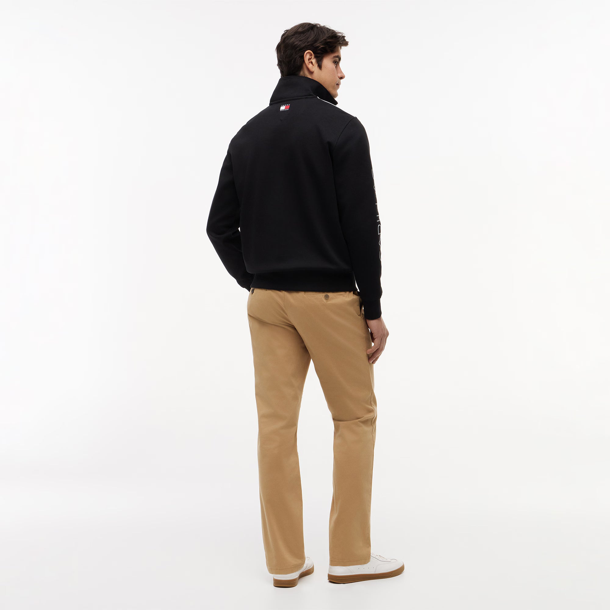 Cadillac F1 Racing Script Fill Zip Track Jacket - Black Jackets Cadillac F1 