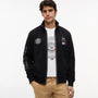 Cadillac F1 Racing Script Fill Zip Track Jacket - Black Jackets Cadillac F1 