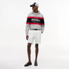 Cadillac F1 Racing Script Hoodie - Gray/Red Hoodies Cadillac F1 