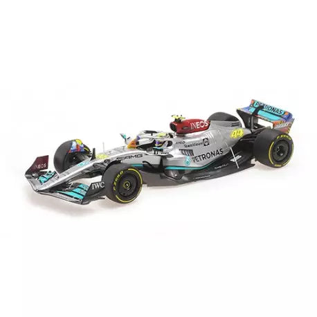 Mercedes AMG F1 W12 E Performance #44 F1 Miami GP Lewis Hamilton Scale 1:18 - Minichamps Model Cars Mercedes AMG Petronas 