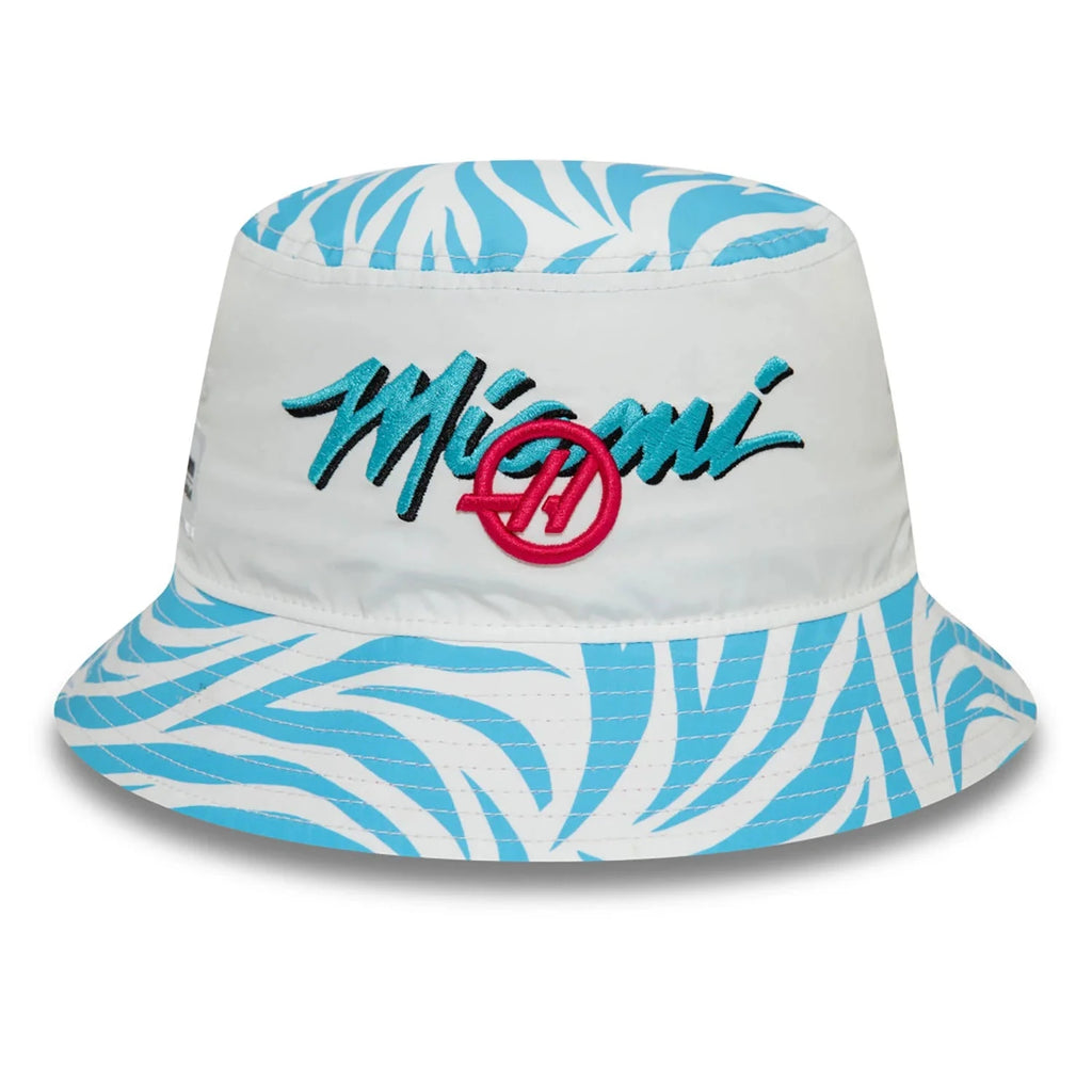 Haas Racing F1 New Era Special Edition Miami GP Bucket Hat Hats Haas F1 Racing Team 